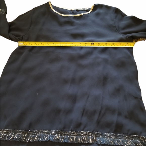 Tunic top blue 3/4 blue for woman. M. - Picture 7 of 7